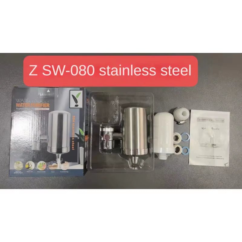 7 Layer 0.1Μm Drinking Water Faucet Purifier Eco Tap Filter Stainless Steel Ceramic Activated Carbon KDF Cartridge Home Kitchen - Premium Supplements