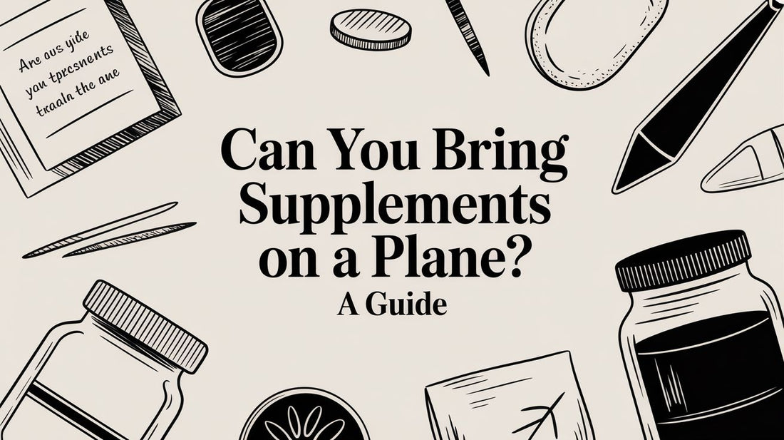 Can You Bring Supplements on a Plane? A Guide