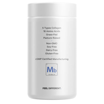 Multi Collagen Beauty Night, Magnesium, 5-HTP, Lavender, Melatonin, 5 Types Collagen + Sleep, 150 Ct