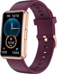 Fitness Tracker No Bluetooth No APP No Phone Needed, Fitness Watch for Men Women Parents IP68 Waterproof with Full Touch Screen Steps Calories Counter Sleep Tracker Alarm Clocks (Purple) - Premium Supplements