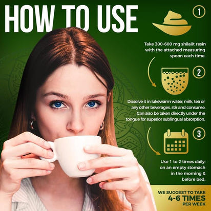 Pure Himalayan Shilajit Resin - Premium Supplements