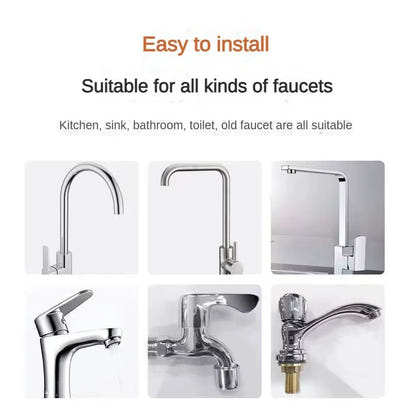 7 Layer 0.1Μm Drinking Water Faucet Purifier Eco Tap Filter Stainless Steel Ceramic Activated Carbon KDF Cartridge Home Kitchen - Premium Supplements