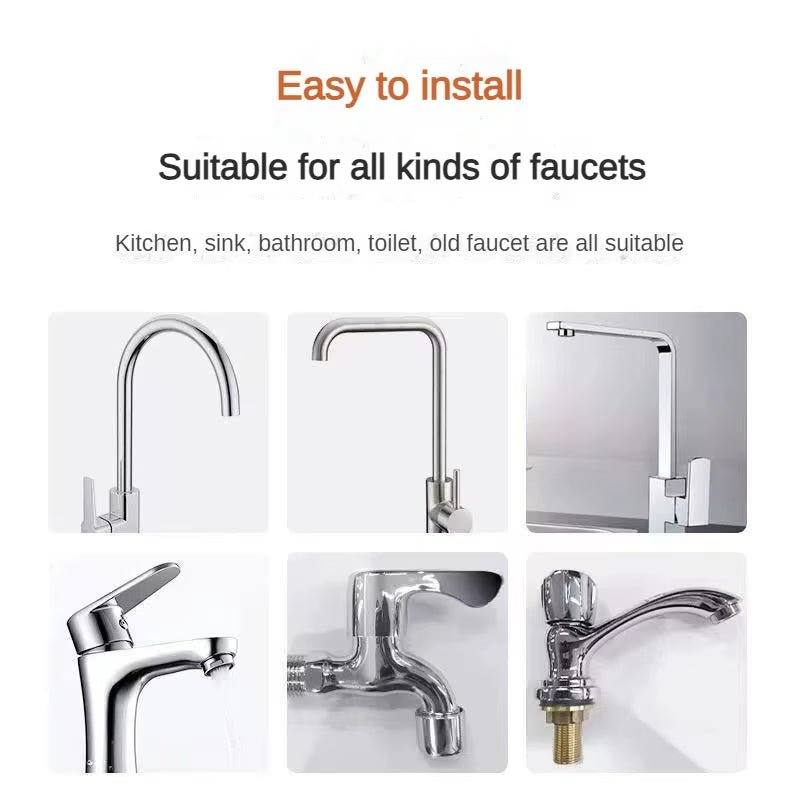 7 Layer 0.1Μm Drinking Water Faucet Purifier Eco Tap Filter Stainless Steel Ceramic Activated Carbon KDF Cartridge Home Kitchen - Premium Supplements