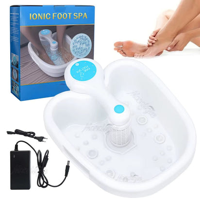 Ionic Foot Bath Detox Machine Home Salon - Level Spa Detox Machine Footbath Cleanse Footspa Vibrat Care Arrays Aqua Health Therapy - Premium Supplements
