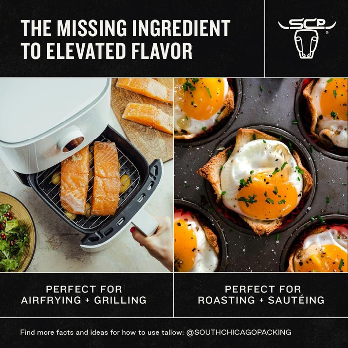 South Chicago Packing Wagyu Beef Tallow Spray, Umami - Rich, Flavorful, Perfect Fo - Premium Supplements