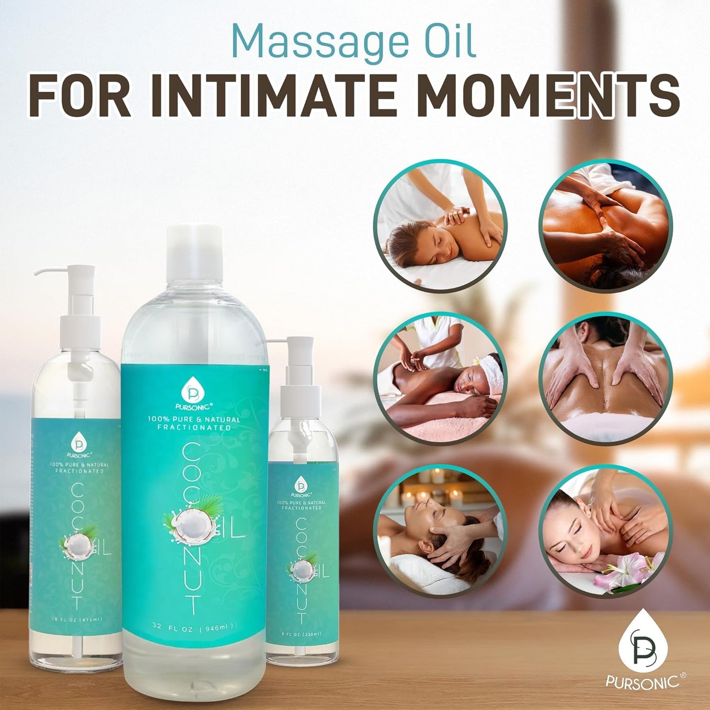 Pure Unscented Fractionated Coconut Oil - 8 Oz Multipurpose Oil for Skin, Hair, Body Massage & Makeup Removal - Carrier Oil for Essential Oils and Aromatherapy - Premium Supplements