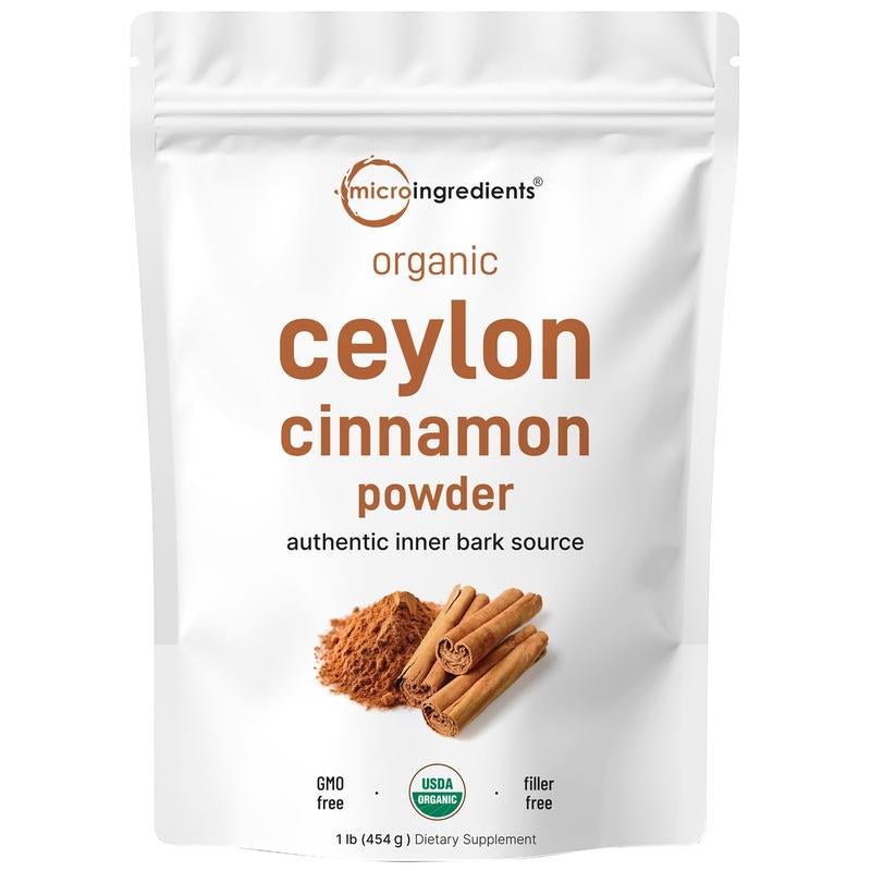 Organic Ceylon Cinnamon Powder - Premium Supplements
