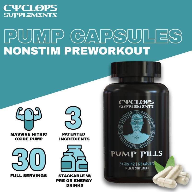 Nonstim Pre - Workout Pump Capsule Supplements - Premium Supplements