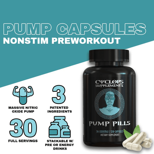 Nonstim Pre - Workout Pump Capsule Supplements - Premium Supplements