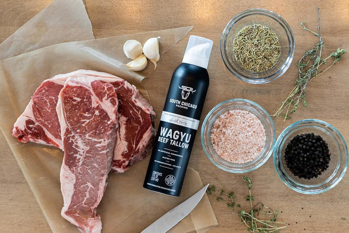 South Chicago Packing Wagyu Beef Tallow Spray, Umami - Rich, Flavorful, Perfect Fo - Premium Supplements