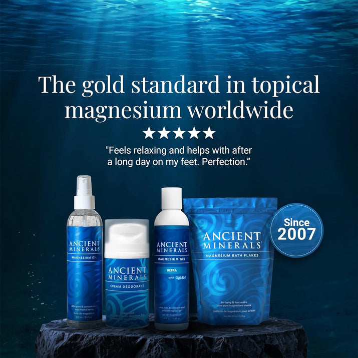 Magnesium Lotion with MSM, Muscle Pain Relief, Leg Cramps, Restless Sleep, 5 Fl. Oz. - Premium Supplements