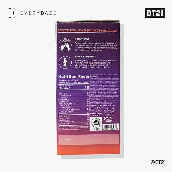 Essential C’S Konjac Jelly Vitamin - Premium Supplements