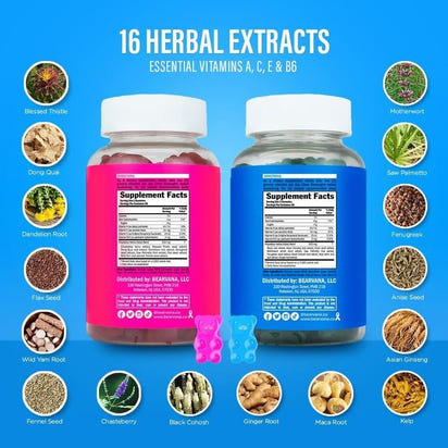 Women’s Support Supplement | Gummies Combo Pack - Premium Supplements