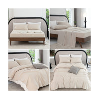 Linen Sheets California King Linen Bed Sheet, 4 Piece Linen Cotton Sheets Cal... - Premium Supplements