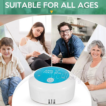 Ionic Foot Bath Detox Machine Home Salon - Level Spa Detox Machine Footbath Cleanse Footspa Vibrat Care Arrays Aqua Health Therapy - Premium Supplements