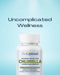 Organic Chlorella Tablets, Non - Gmo, No Additives or Fillers, 120 Count - Premium Supplements