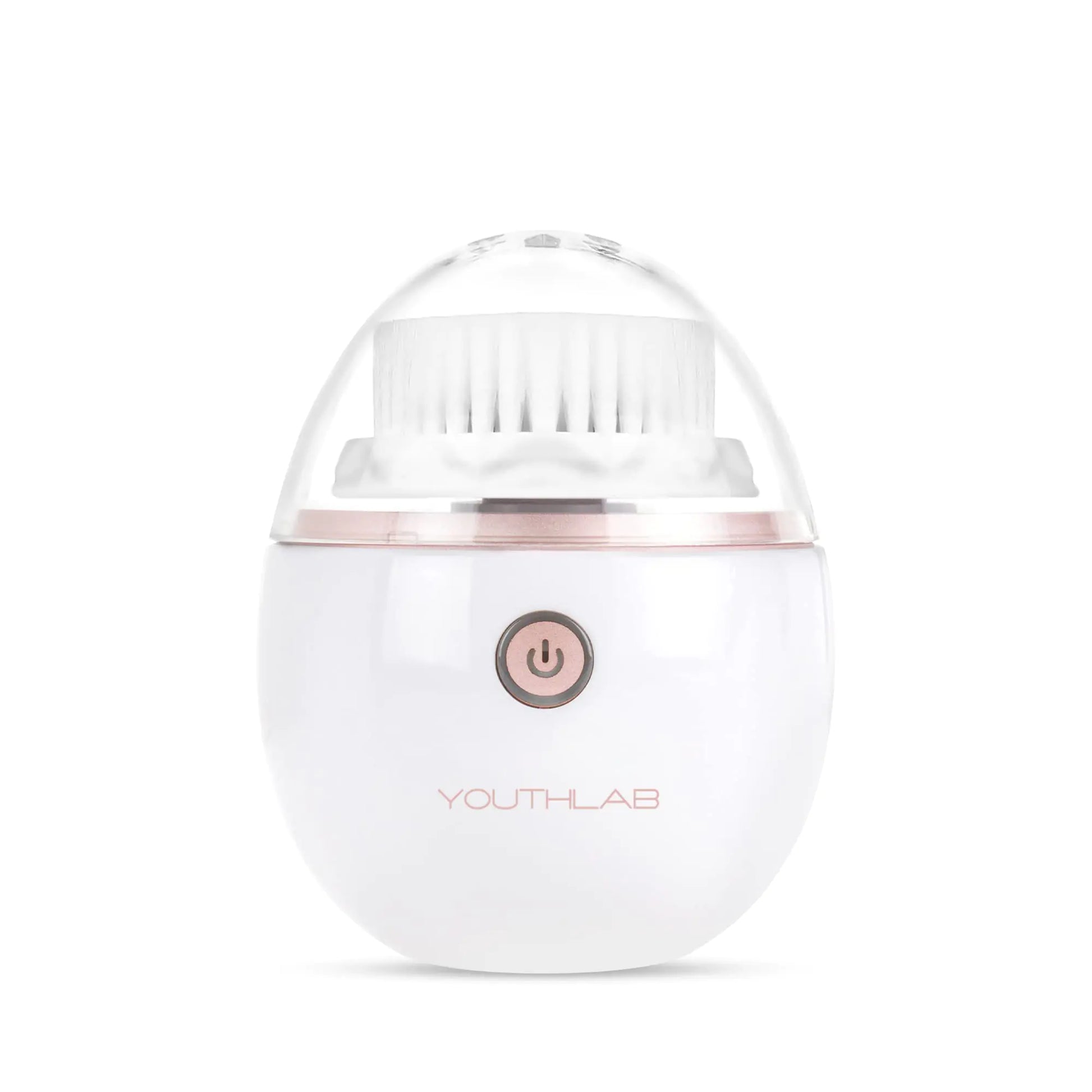 YouthLab Pure Radiance Vibrating Facial Cleansing Brush Electric 3 Modes 3 Brush Heads (2 Bristle1 Silicone) Waterproof Rechargeable Smart Timer Exfoliating Massage (Rose Gold) - Premium Supplements