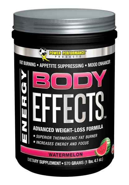 Power Performance Products Body Effects Pre Workout Supplement Watermelon 570 grams (1lbs. 4.1 oz) - Premium Supplements