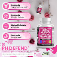 Women's Vaginal Probiotic + Prebiotics - Premium Supplements