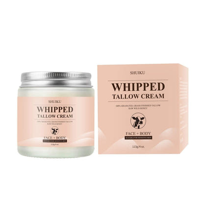 Whipped Beef Tallow for Skin Organic Grass Fed Beef Tallow and Honey Moisturizer - Premium Supplements