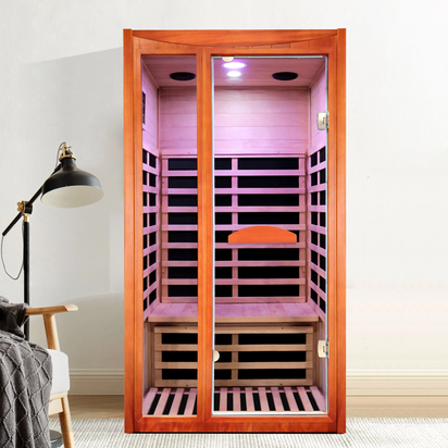 Genreen 2 - Person Steam Sauna, Traditional Sauna for Home, Home Spa Sauna, Indoor Sauna - Premium Supplements