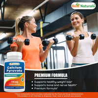 2 Pack Calcium Pyruvate 750 Mg 120 Capsules - Premium Supplements