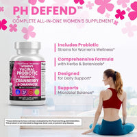 Women's Vaginal Probiotic + Prebiotics - Premium Supplements