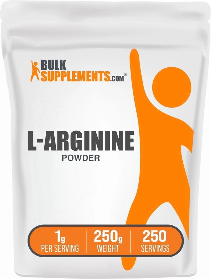 Bulksupplements L - Arginine Powder - Arginine Supplement - Unflavored, 1G per Serving, 250G (8.8) - Premium Supplements