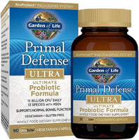 Probiotics for Digestive Health Balance, Primal Defense Ultra Ultimate Formula, 15 Billion CFU and 13 Strains plus Hsos, Vegetarian and Gluten Free, 90 Capsules - Premium Supplements