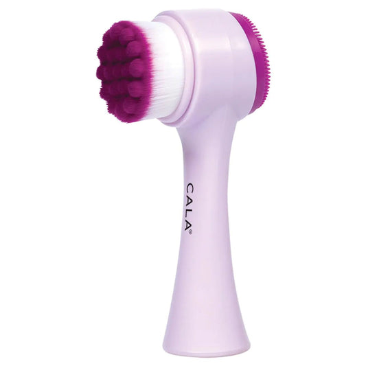 Cala Dual - action purple facial cleansing brush - Premium Supplements
