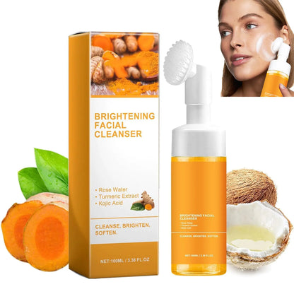 BeiBreeze Turmeric Facial Cleanser Turmeric Face Wash Foaming Facial Cleanser Deep cleansing of facial skin Turmeric Foaming Cleanser for All Skin - Premium Supplements