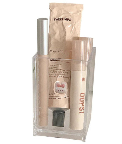 Clear Makeup Brush Holder and Cosmetic Organizer Box - Premium Supplements