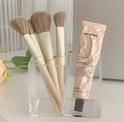 Clear Makeup Brush Holder and Cosmetic Organizer Box - Premium Supplements
