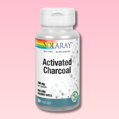 Activated Charcoal 280mg Capsules – Coconut-Derived | Digestive Detox & Natural Cleansing Support | Non-GMO, Vegan, Lab-Verified | 90 Capsules