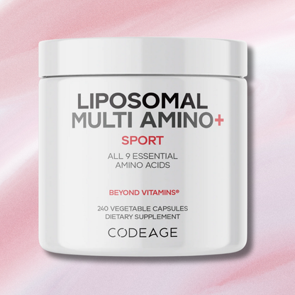 Liposomal Multi Amino+ • Complete BCAA & EAA Supplement for Energy, Lean Muscle & Recovery (240 ct)