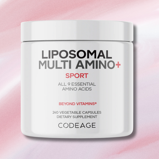 Liposomal Multi Amino+ • Complete BCAA & EAA Supplement for Energy, Lean Muscle & Recovery (240 ct)