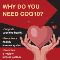 1000Mg CoQ10 Ubiquinone for Heart Health Energy - Premium Supplements