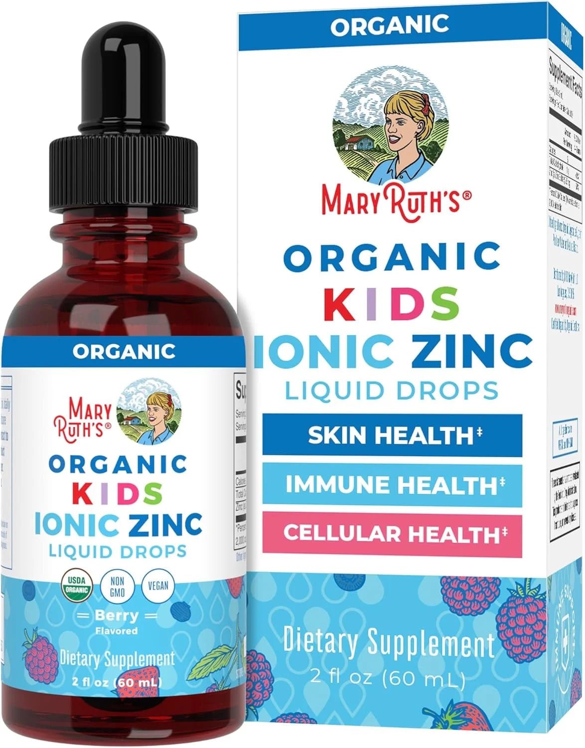 Zinc Drops, Berry Flavor, 2 Oz, Immune Health Mineral - Premium Supplements