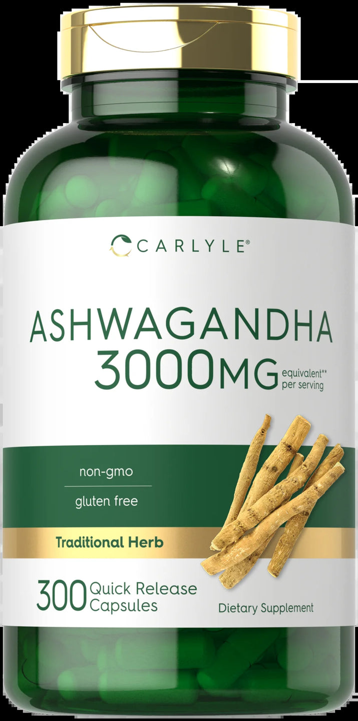 Ashwagandha Capsules | 3000Mg Supplement | 300 Pills | Non - Gmo, Gluten Free | by - Premium Supplements