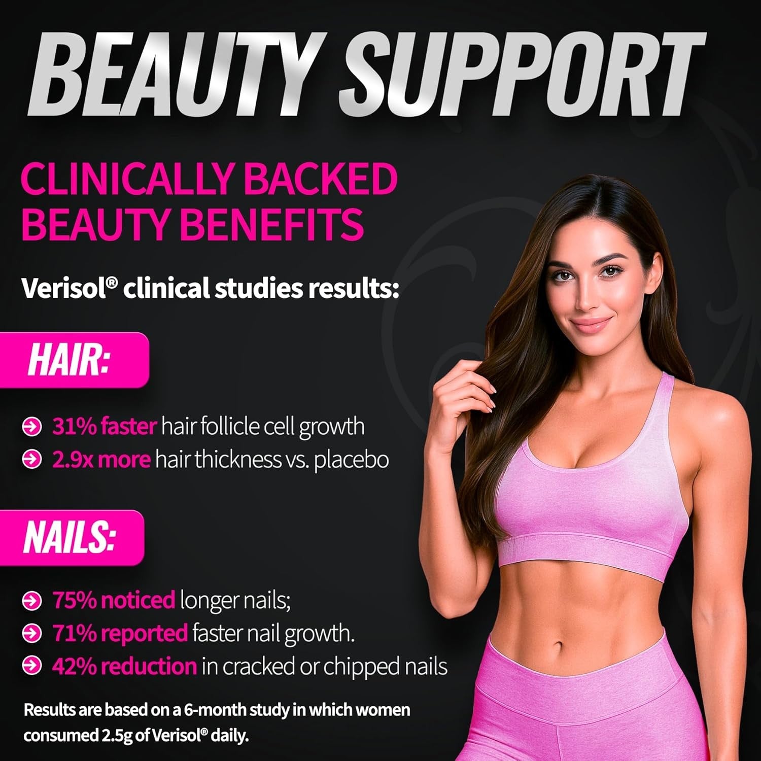 Creatine for Women - Booty Builder Supplement with Collagen & BCAA - Supports Gl