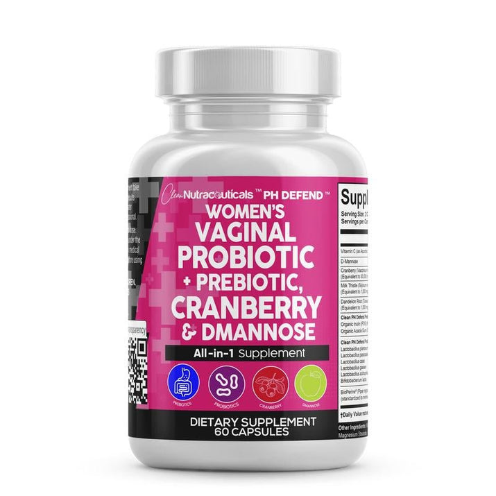 Women's Vaginal Probiotic + Prebiotics - Premium Supplements