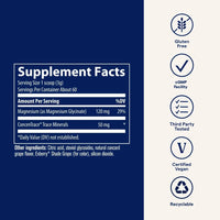 Minerals Magnesium Glycinate Powder - Daily Magnesium Powder for Sleep Support - Calming Bedtime Drink - Natural & Gentle - Grape - 180G (60 Servings)