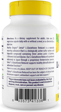 L - Glutathione (Setria) Reduced, 500 Mg - Immune Support Supplement - Collagen & Antioxidant Support - Gluten - Free Supplement - 150 Veggie Capsules - Premium Supplements