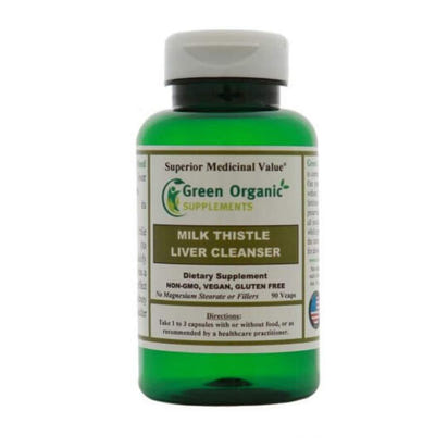 Green Organic Supplements Liver Cleanser, Milk Thistle - Premium Supplements