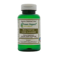Green Organic Supplements Liver Cleanser, Milk Thistle - Premium Supplements