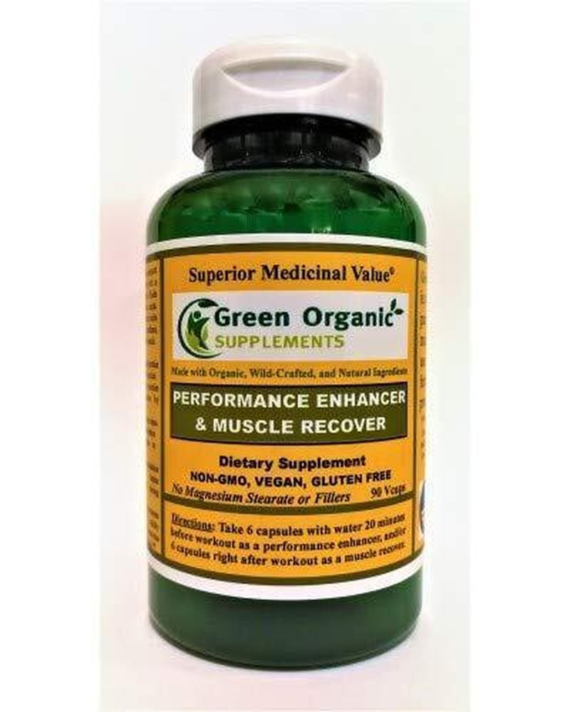 Green Organic Supplements' Muscle Recover & Performance Enhancer - Premium Supplements