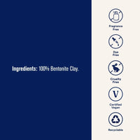 Minerals Bentonite Clay - Bentonite Clay Mask for Clear Skin - Face & Body Mask - Deep Cleaning - Remove Impurities - 100% Natural - 16 Oz (15 Servings) - Premium Supplements