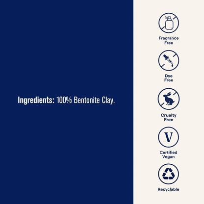 Minerals Bentonite Clay - Bentonite Clay Mask for Clear Skin - Face & Body Mask - Deep Cleaning - Remove Impurities - 100% Natural - 16 Oz (15 Servings) - Premium Supplements