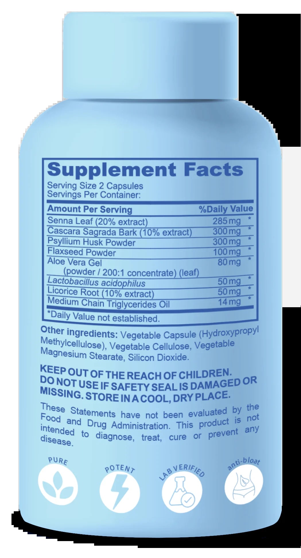 Bioimmune 15 Day Detox & Cleanse – Colon Cleanse Detox Support – Gut Health – No Bloat - Premium Supplements