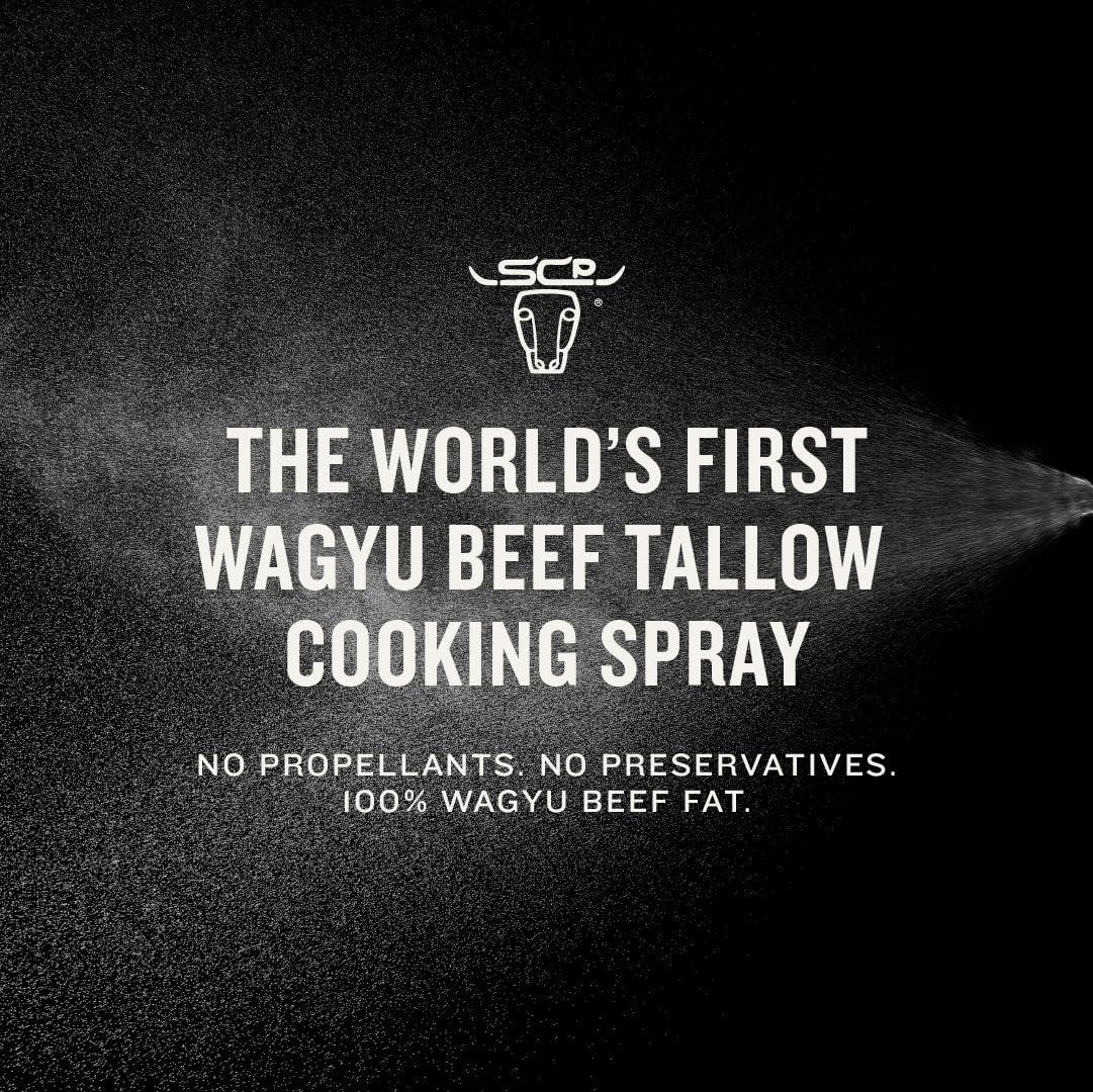 South Chicago Packing Wagyu Beef Tallow Spray, Umami - Rich, Flavorful, Perfect Fo - Premium Supplements